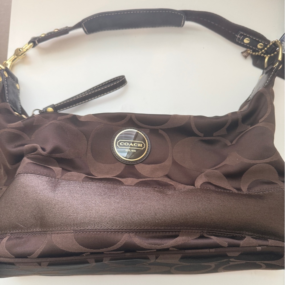 Coach Chocolate Brown Shoulder Bag like New